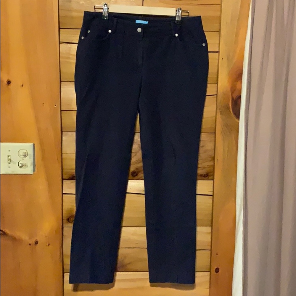 J McLaughlin Lexi Pant Jean Navy Pockets Women 8